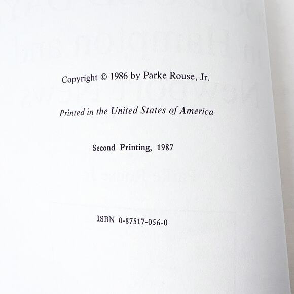 The Good Old Days In Hampton And Newport News P Rouse Jr Local History Virginia - Picture 5 of 14